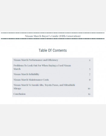 nissan march buyers guide (2010-2022)